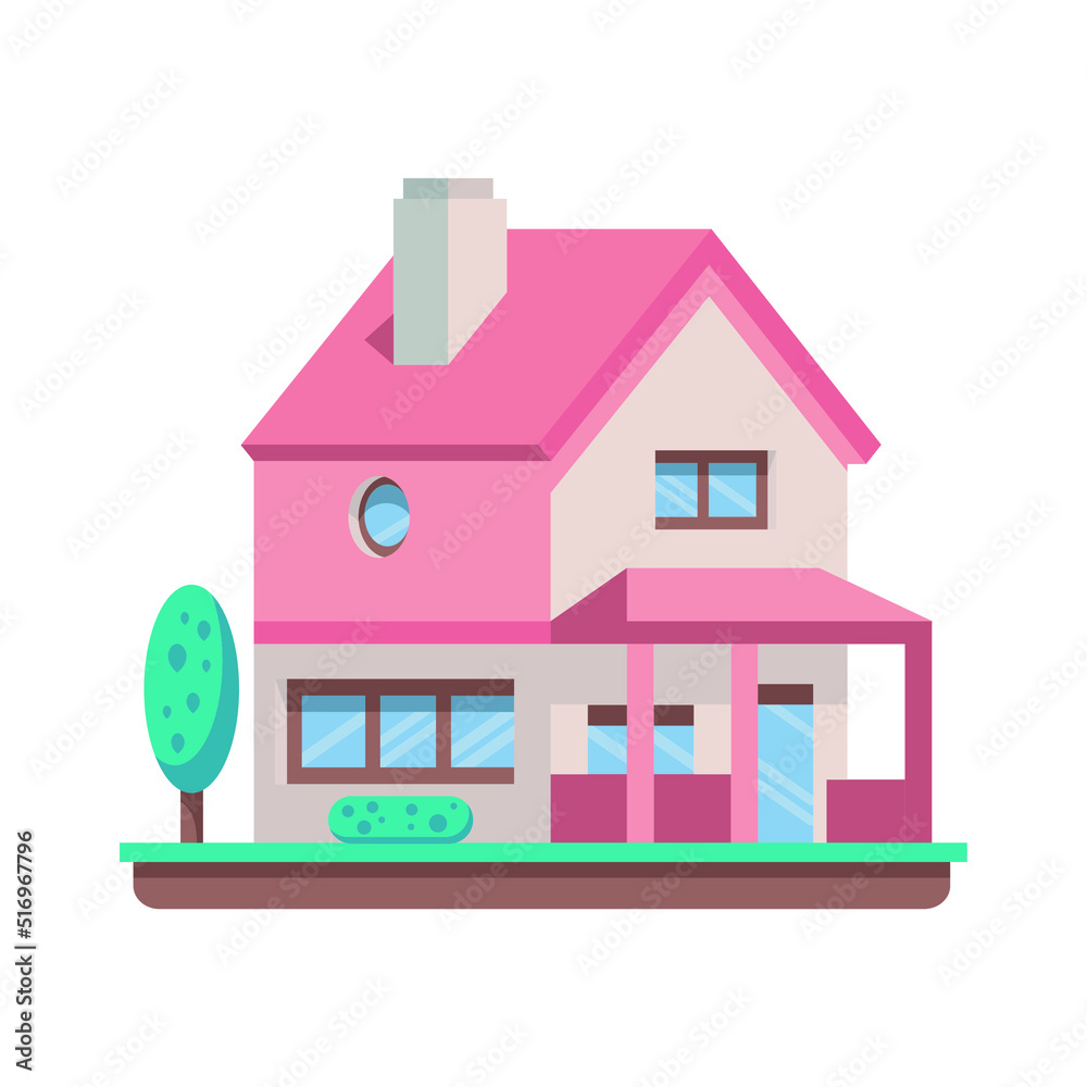 A little cute Pink house