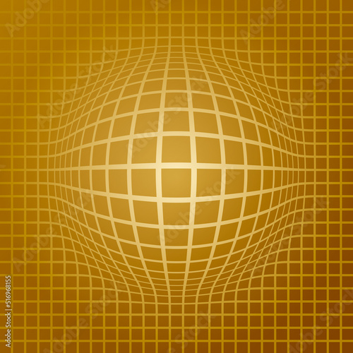 金色の幾何学模様背景