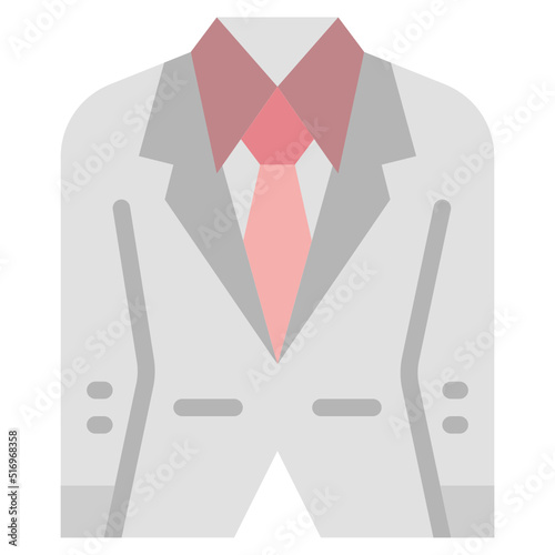 GROOM SUIT flat icon,linear,outline,graphic,illustration