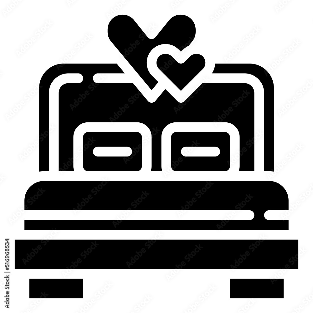 BED glyph icon,linear,outline,graphic,illustration BED glyph icon,linear,outline,graphic,illustration