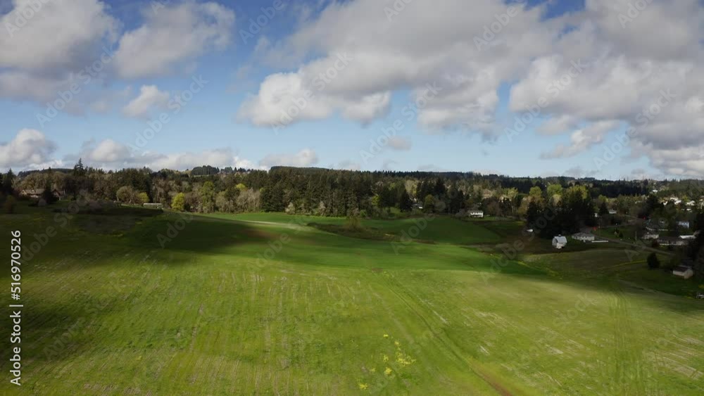 Drone over Rural Farmland Drone over Rural Farmland