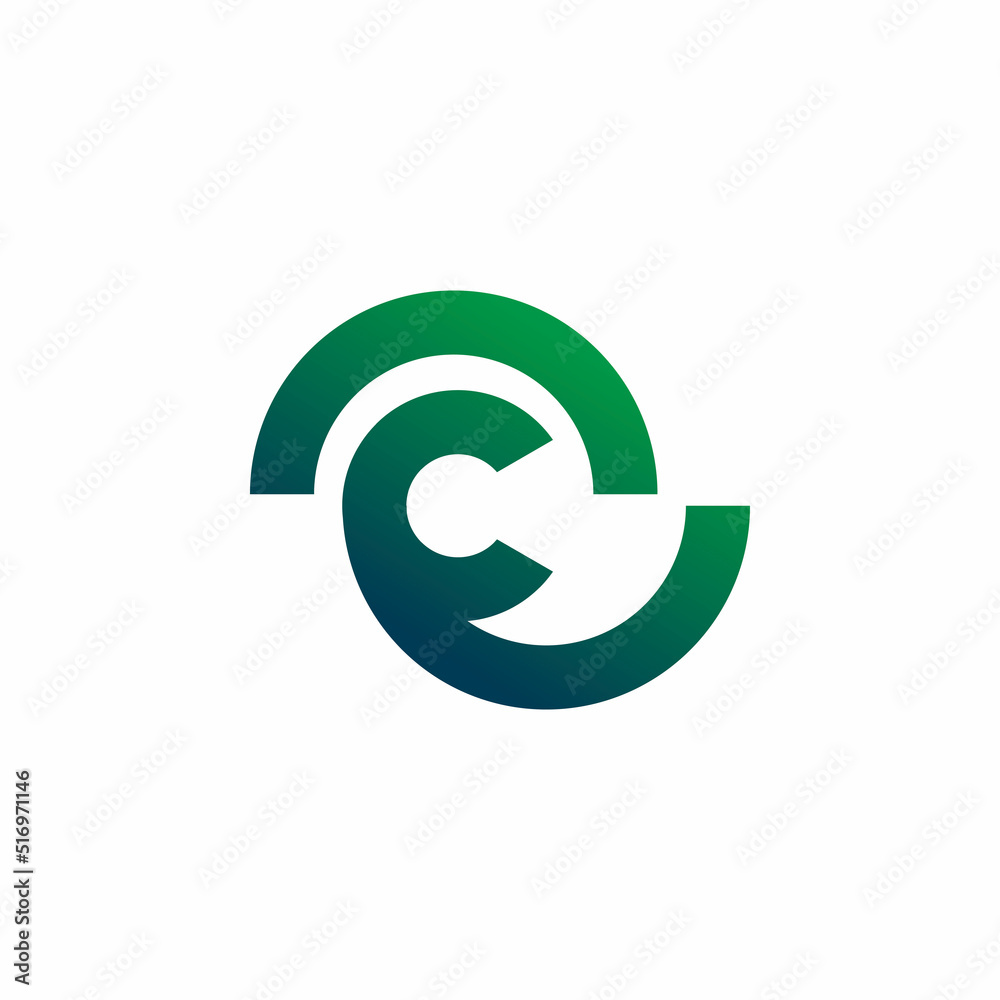 green circle letter c logo design green circle letter c logo design