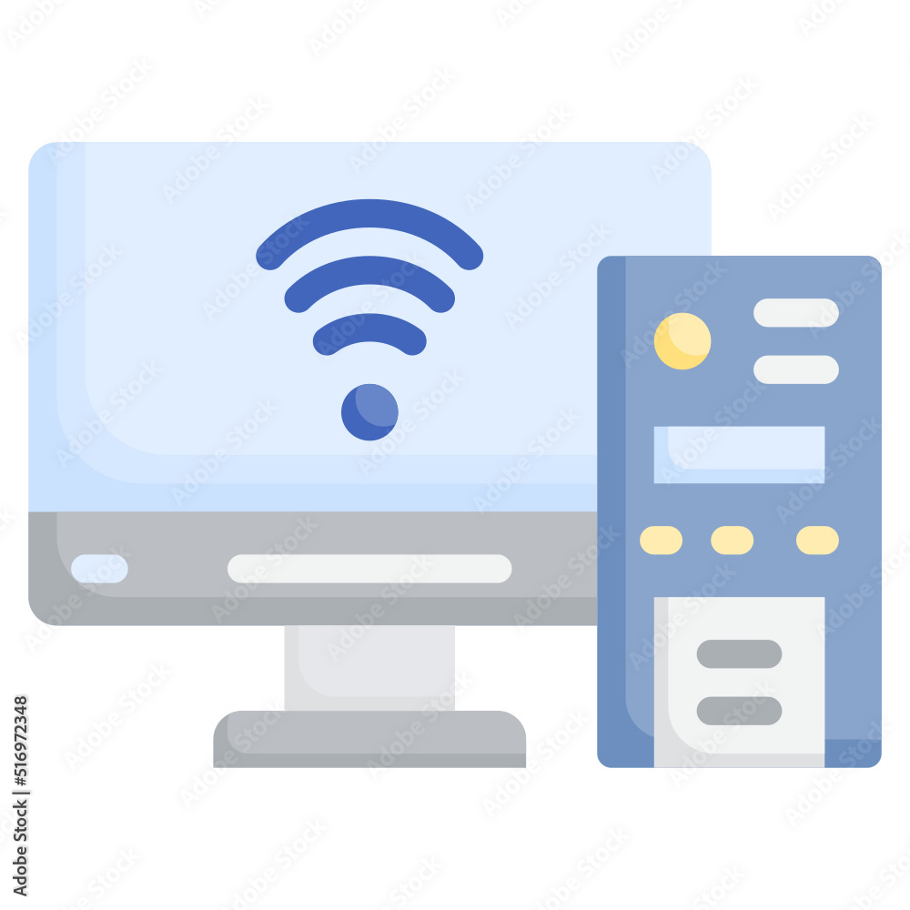 COMPUTER flat icon,linear,outline,graphic,illustration COMPUTER flat icon,linear,outline,graphic,illustration