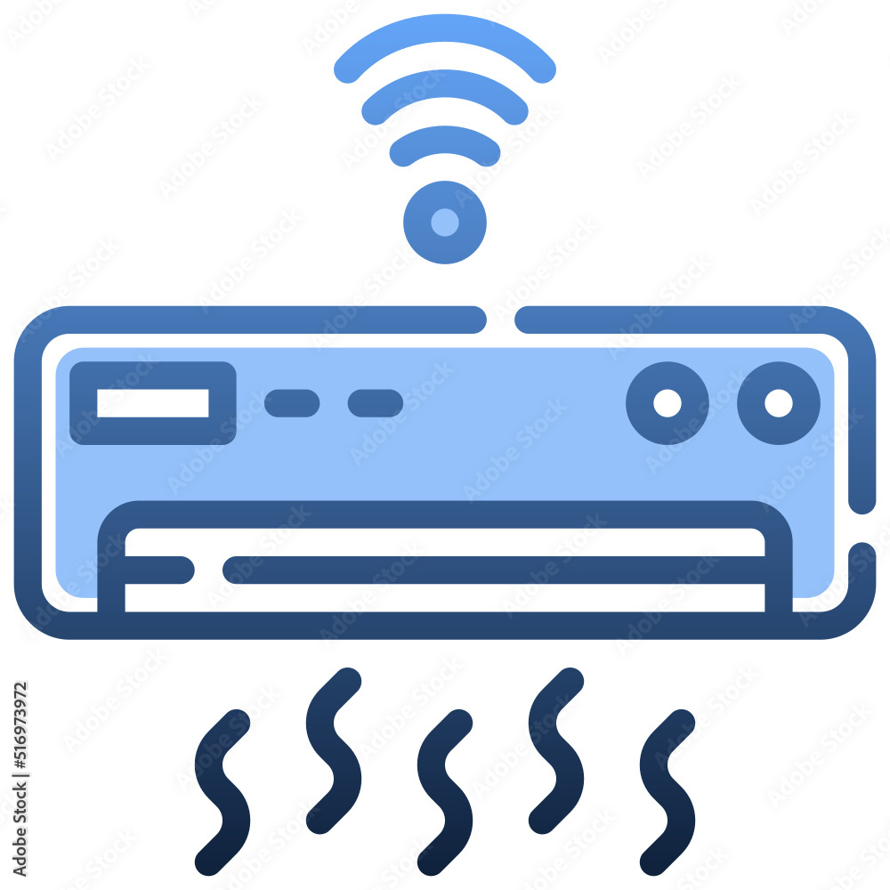 AIR CONDITIONER Gradient icon,linear,outline,graphic,illustration AIR CONDITIONER Gradient icon,linear,outline,graphic,illustration