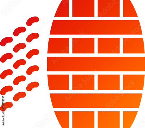 Barrel Leak Icon Style