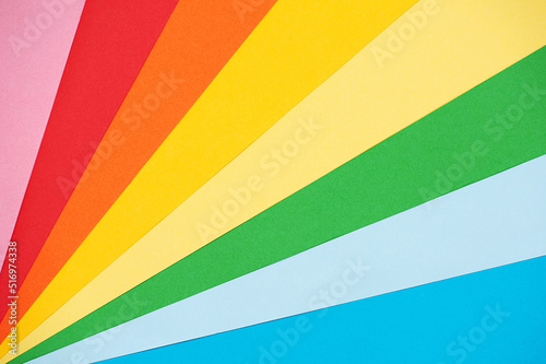Rainbow paper background. colorful background