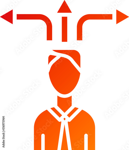 Business Ways Icon Style