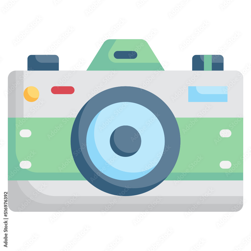 CAMERA flat icon,linear,outline,graphic,illustration CAMERA flat icon,linear,outline,graphic,illustration
