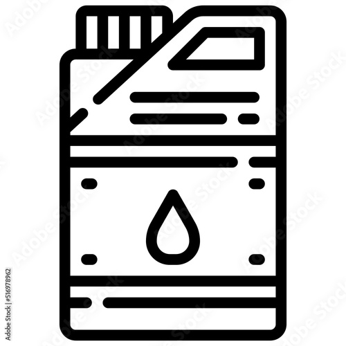JERRYCAN line icon,linear,outline,graphic,illustration