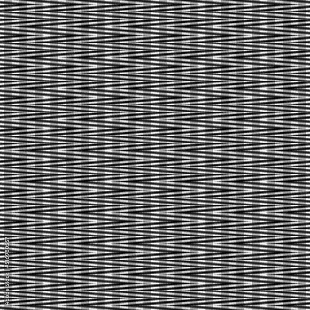 Black lines on white background. Striped wallpaper. Seamless surface pattern design with symmetrical linear ornament. Stripes motif. Digital paper for page fills, web designing, textile print. Vector. Black lines on white background. Striped wallpaper. Seamless surface pattern design with symmetrical linear ornament. Stripes motif. Digital paper for page fills, web designing, textile print. Vector.