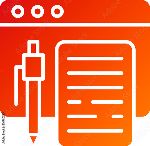 Copywriting Amd Scripting Icon Style