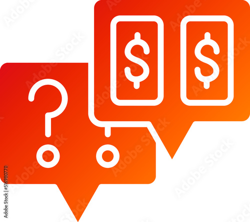 Asking Price Icon Style