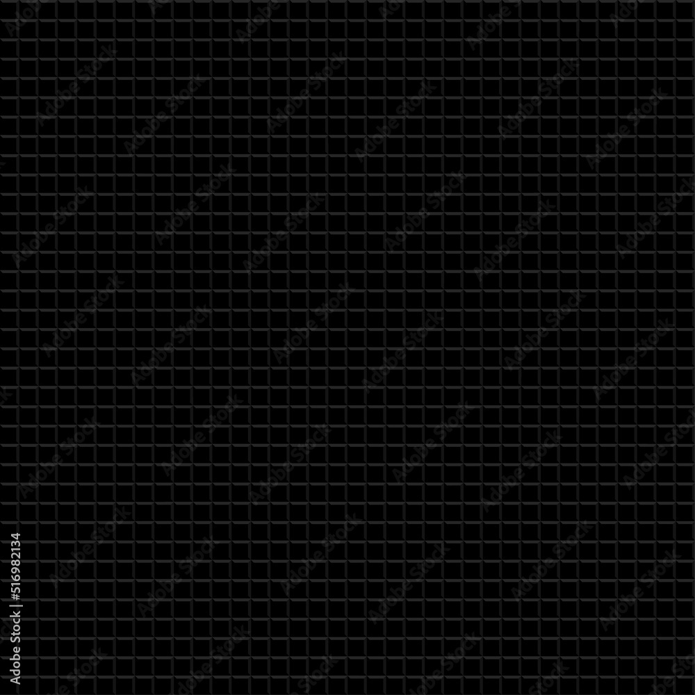 Black pixel background for Tetris game, mosaic blocks vintage videogame ...