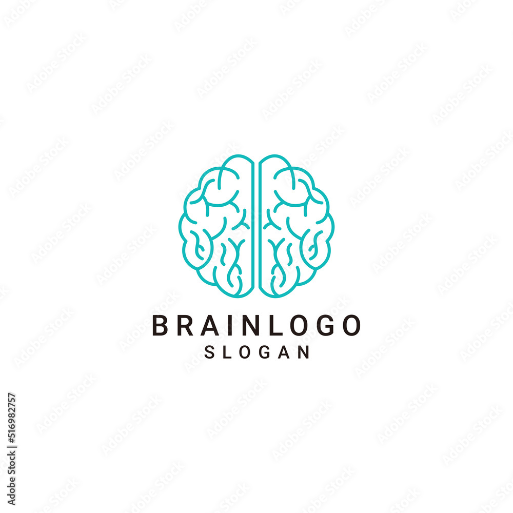 Brain logo design icon vectro Brain logo design icon vectro