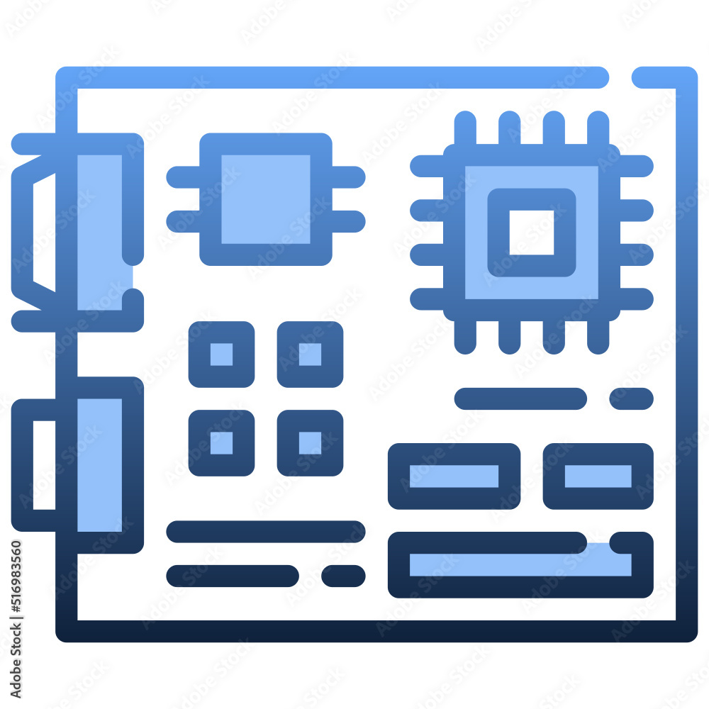 MOTHER BOARD Gradient icon,linear,outline,graphic,illustration MOTHER BOARD Gradient icon,linear,outline,graphic,illustration