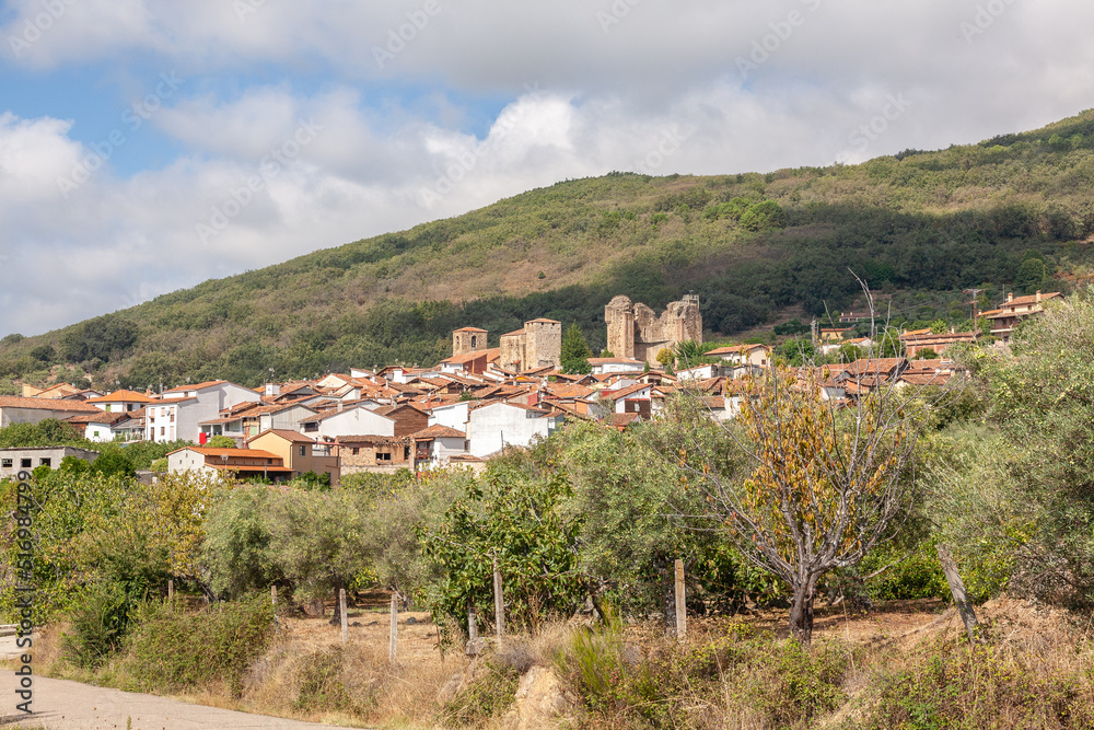 Landscape of Aldeanueva de la Vera, Caceres. Extremadura. Spain.