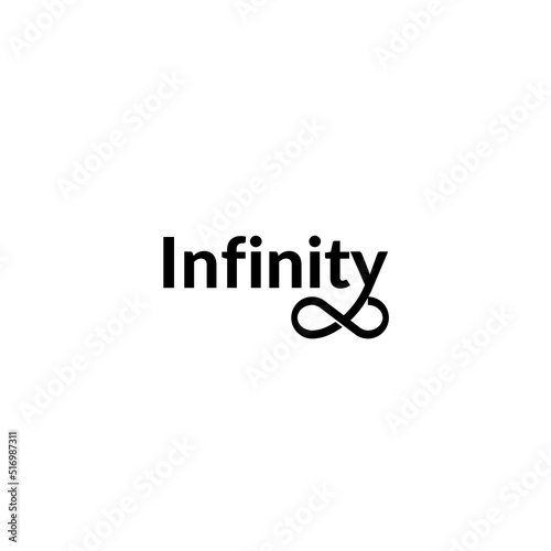 Infinity logo or wordmark design