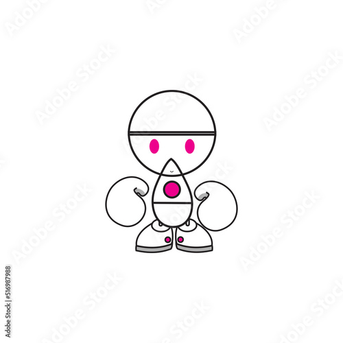 character robot logo