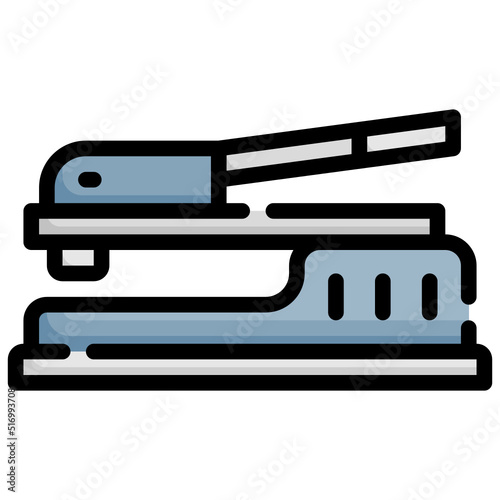 HOLE PUNCHER filled outline icon,linear,outline,graphic,illustration