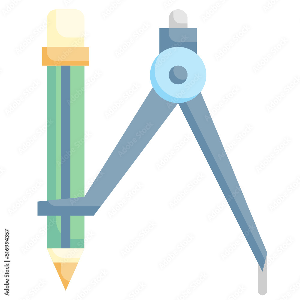 DRAWING COMPASS flat icon,linear,outline,graphic,illustration DRAWING COMPASS flat icon,linear,outline,graphic,illustration