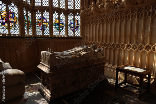 Foto Tomb inside Westminster Abbey, London