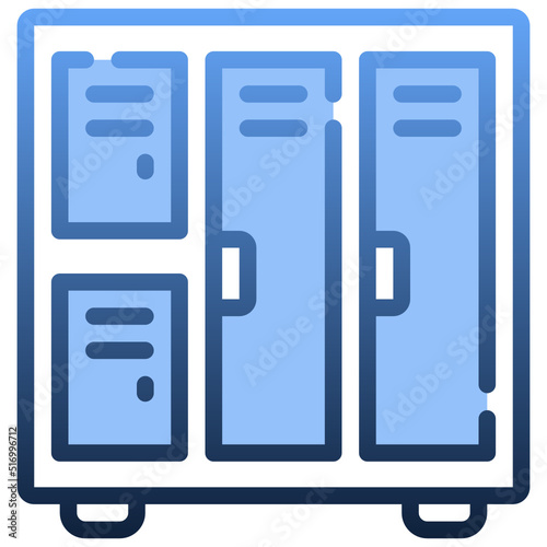 LOCKER Gradient icon,linear,outline,graphic,illustration