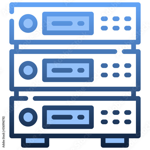 SERVER Gradient icon,linear,outline,graphic,illustration