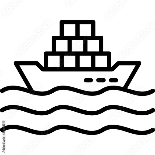 Cargo Ship Icon