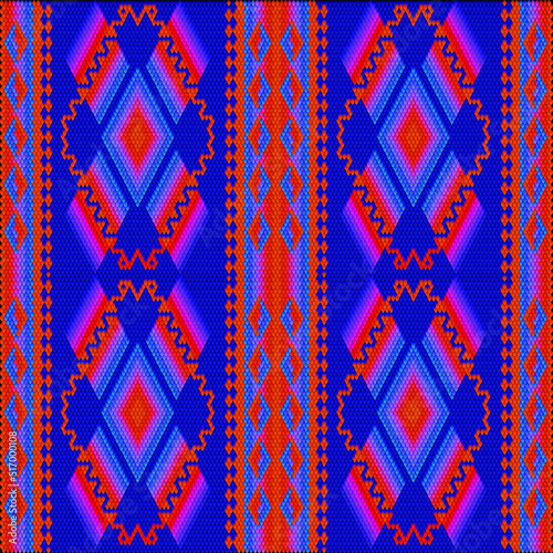 Folk ornament, national pattern, ethnic embroidery, ornamental texture, traditional geometric motives of the tribes of the Australian continent.