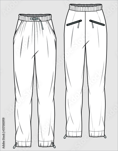 HIGH WAIST BOTTOM FOR WOMEN AND TEEN GIRLS IN VECTOR FILE