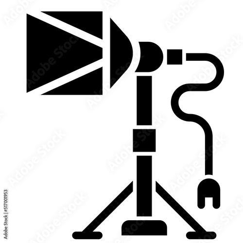 SOFT BOX glyph icon,linear,outline,graphic,illustration