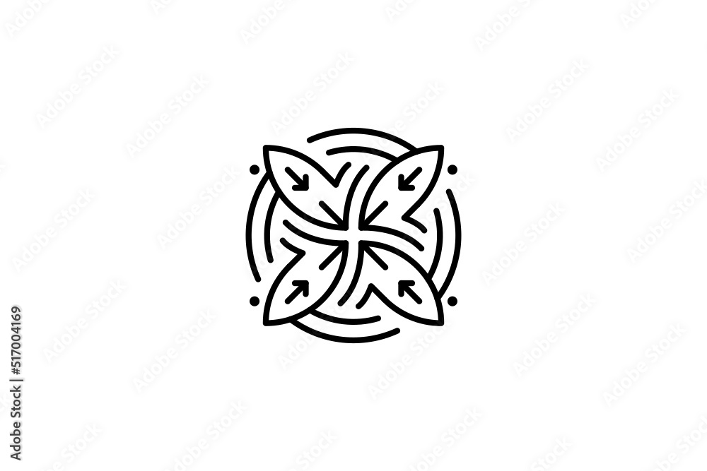 Luxury flower logo Luxury flower logo