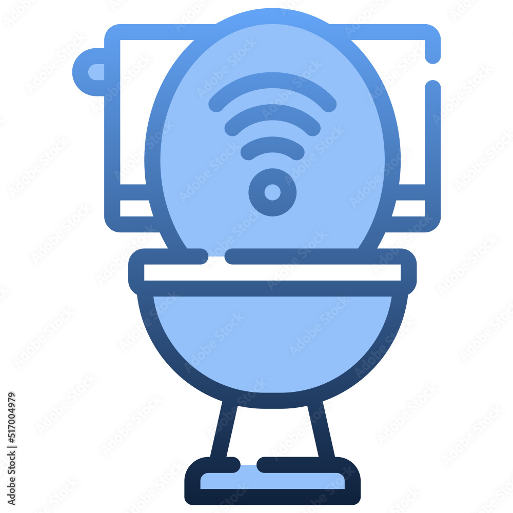 TOILET Gradient icon,linear,outline,graphic,illustration TOILET Gradient icon,linear,outline,graphic,illustration