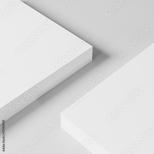 Wallpaper Mural 3d rendering stand product copy space White product display stage platform background Torontodigital.ca