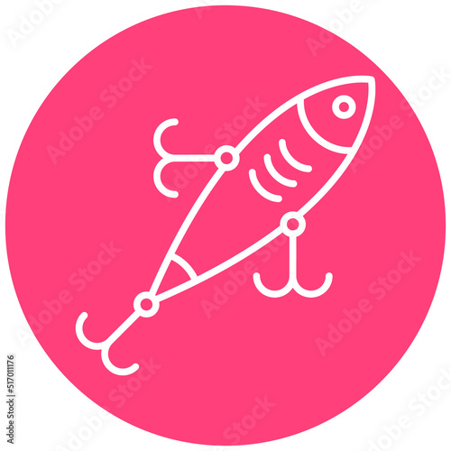 Fishing Lure Icon Style