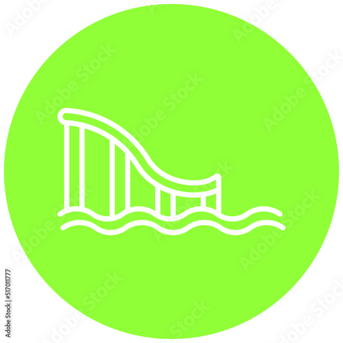 Water Slide Icon Style