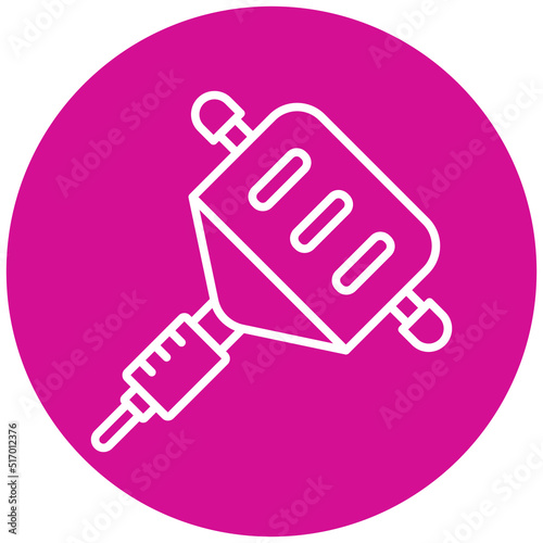 Drain Auger Icon Style