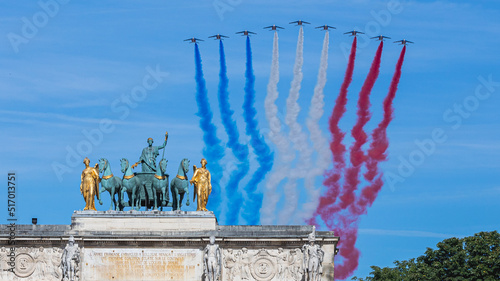 Foto Le 14 juillet avec la patrouille de france