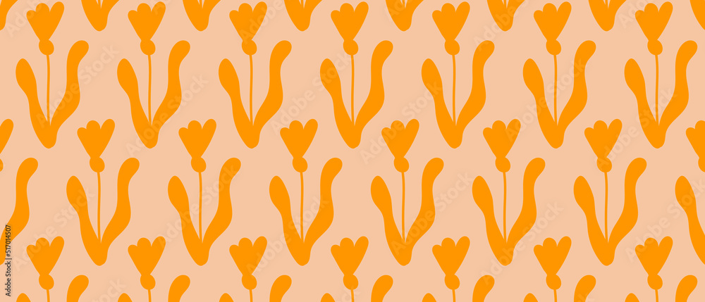Floral seamless pattern with blossom flowers. Floral seamless pattern with blossom flowers.