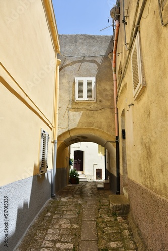 The old town of Irsina in Basilicata. photo