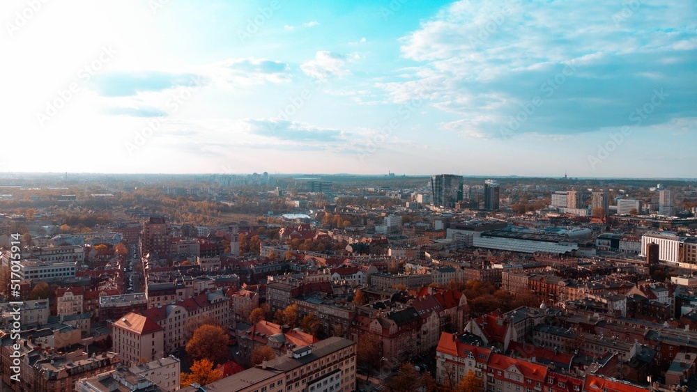 Obraz na płótnie Katowice, Poland by fall w salonie
