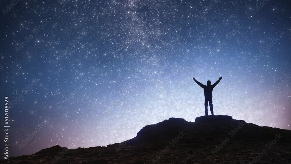 Animated Background with Twinkling Stars Animated Background with Twinkling Stars