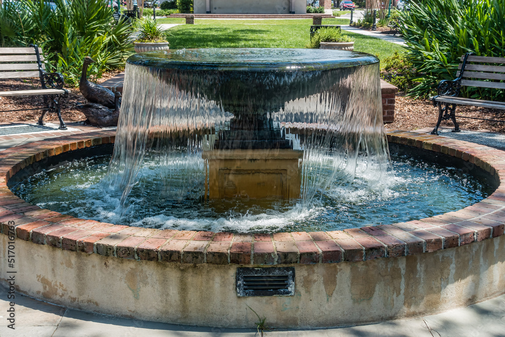 Summerville Park Fountain Close-up Summerville Park Fountain Close-up