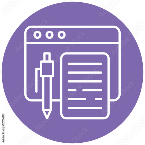 Copywriting Amd Scripting Icon Style