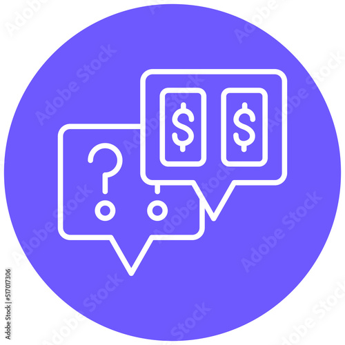 Asking Price Icon Style