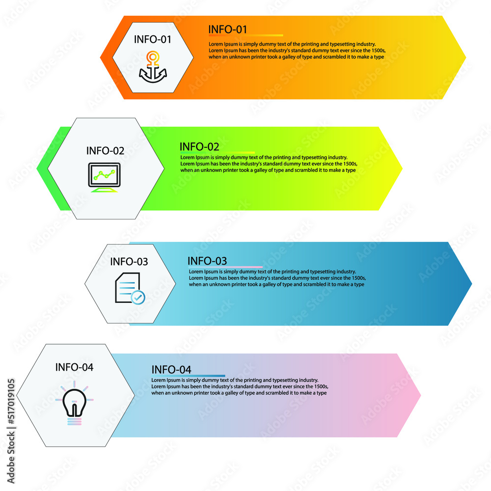 Infographic Hexagon vector Template Process concept Step for strategy Infographic Hexagon vector Template Process concept Step for strategy