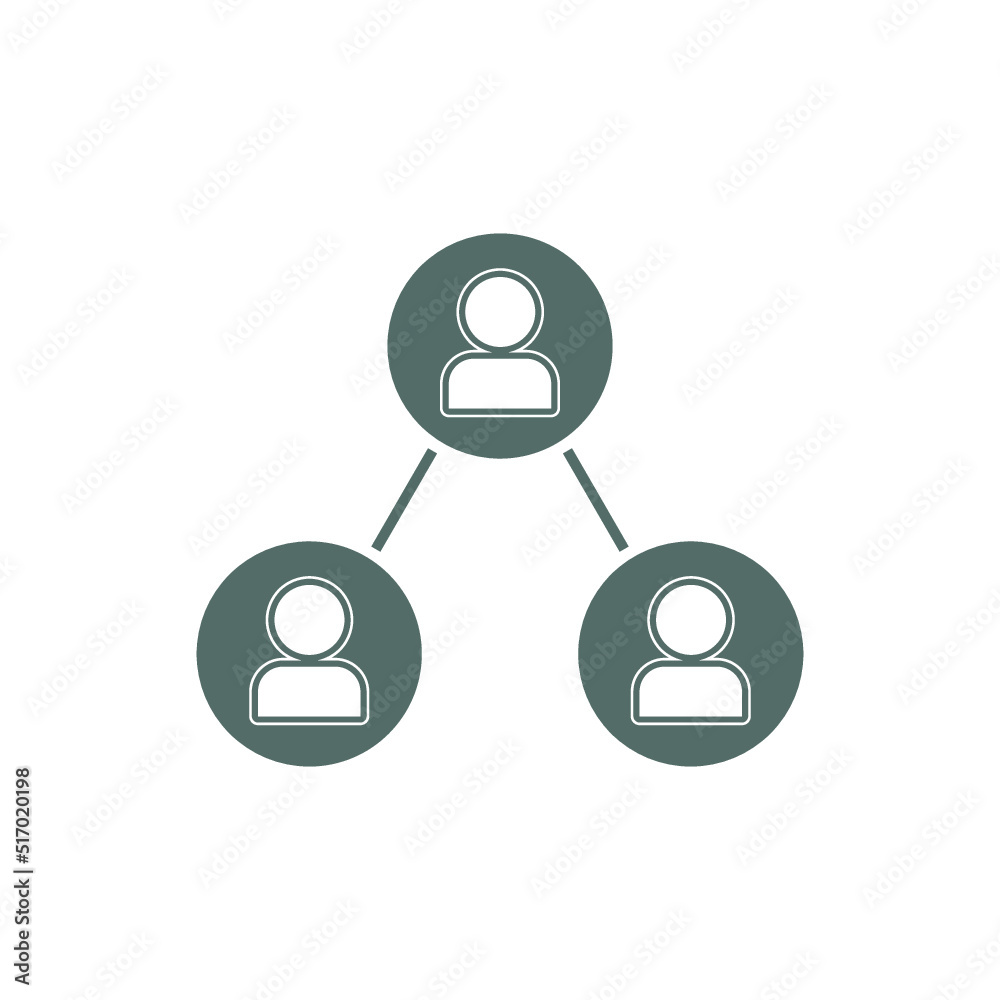 Referral affiliate marketing icon isolated on white background Referral affiliate marketing icon isolated on white background