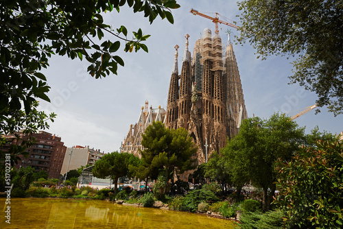 Sagrada Familia, The Basilica of the Holy Family in Barcelona photo