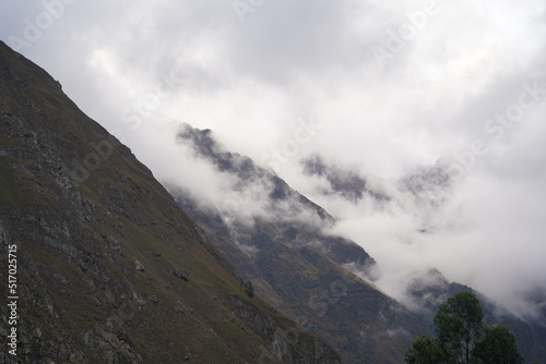 The landscapes around the hike on the Inca Trail in Peru