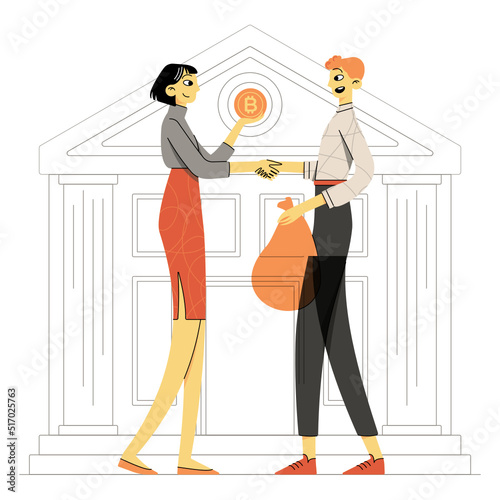 man got a favorable loan from a bank